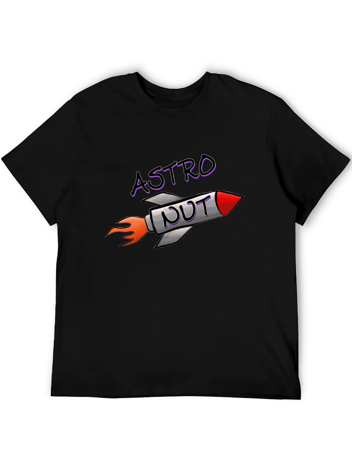 Astro Nut T-Shirt - Rocket Design