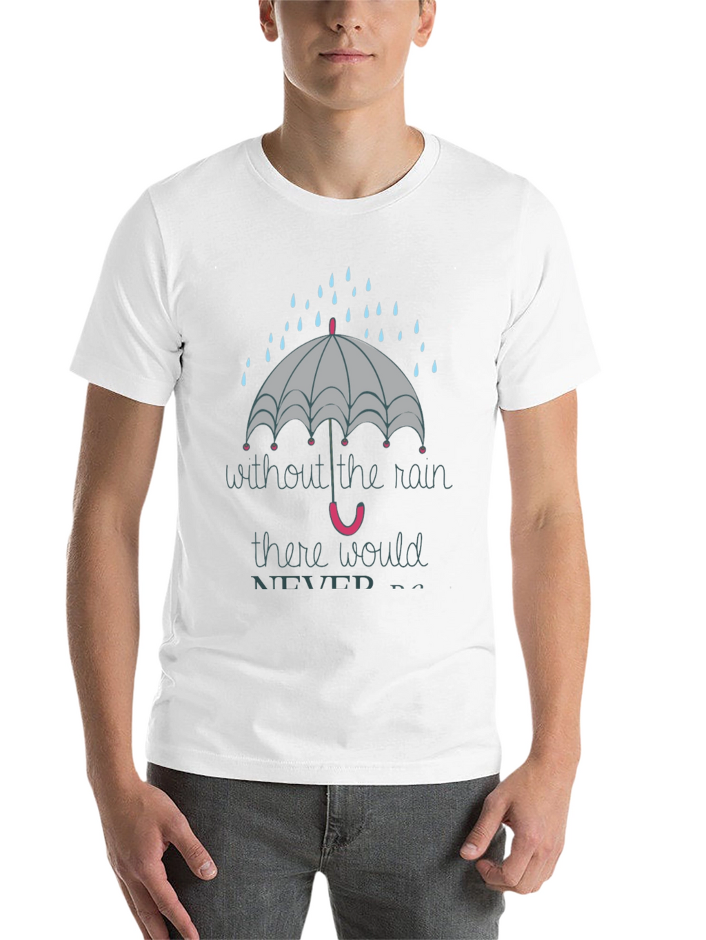 Rainy Day Graphic Tee - Unisex Black T-Shirt