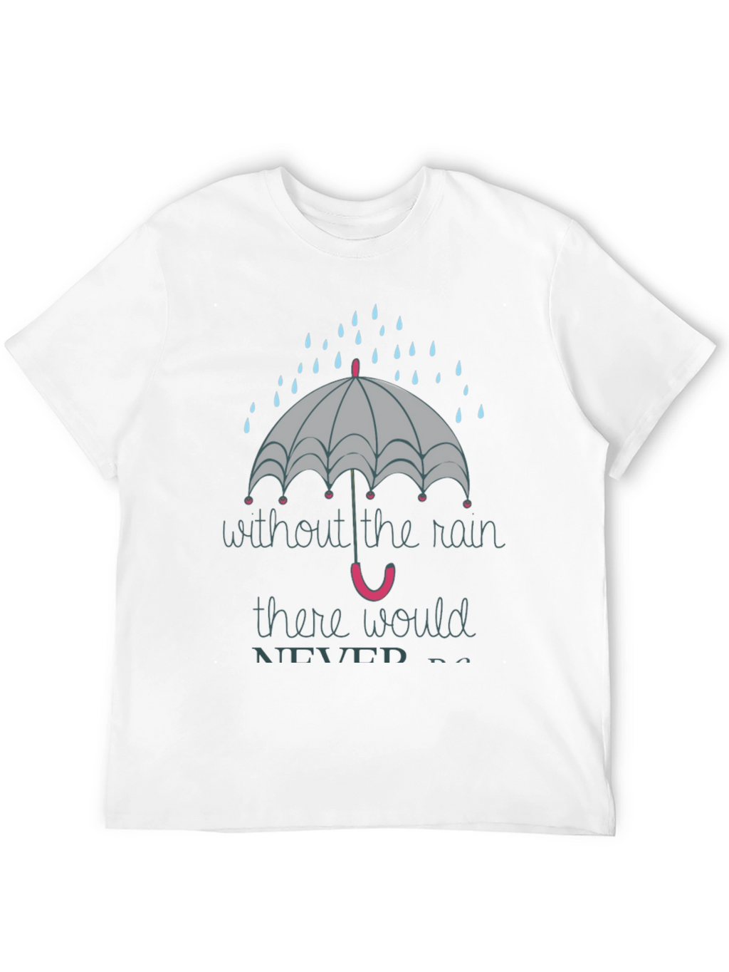Rainy Day Graphic Tee - Unisex Black T-Shirt