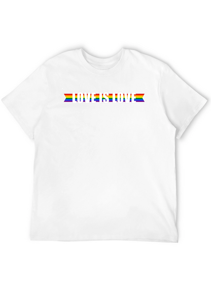 Love is Love Pride T-Shirt - Black LGBTQ Tee