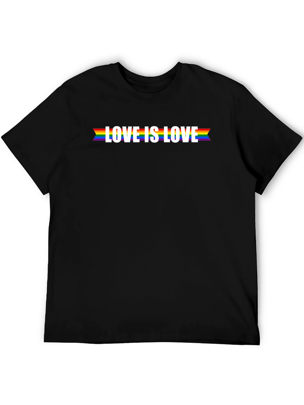 Love is Love Pride T-Shirt - Black LGBTQ Tee