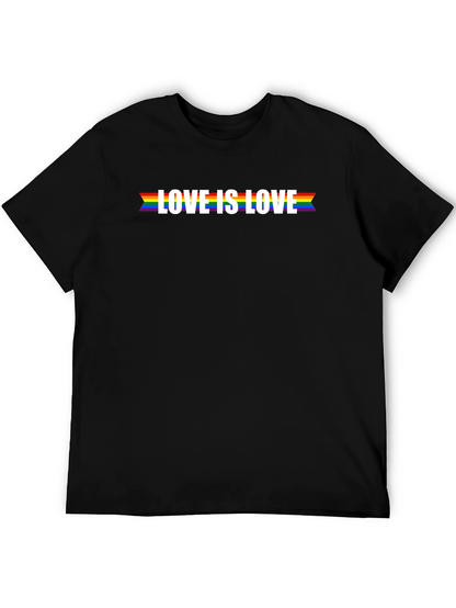 Love is Love Pride T-Shirt - Black LGBTQ Tee