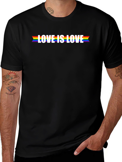 Love is Love Pride T-Shirt - Black LGBTQ Tee