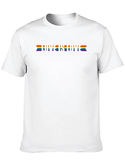 Love is Love Pride T-Shirt - Black LGBTQ Tee