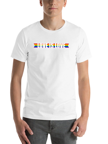 Love is Love Pride T-Shirt - Black LGBTQ Tee