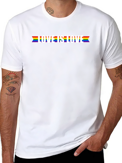 Love is Love Pride T-Shirt - Black LGBTQ Tee