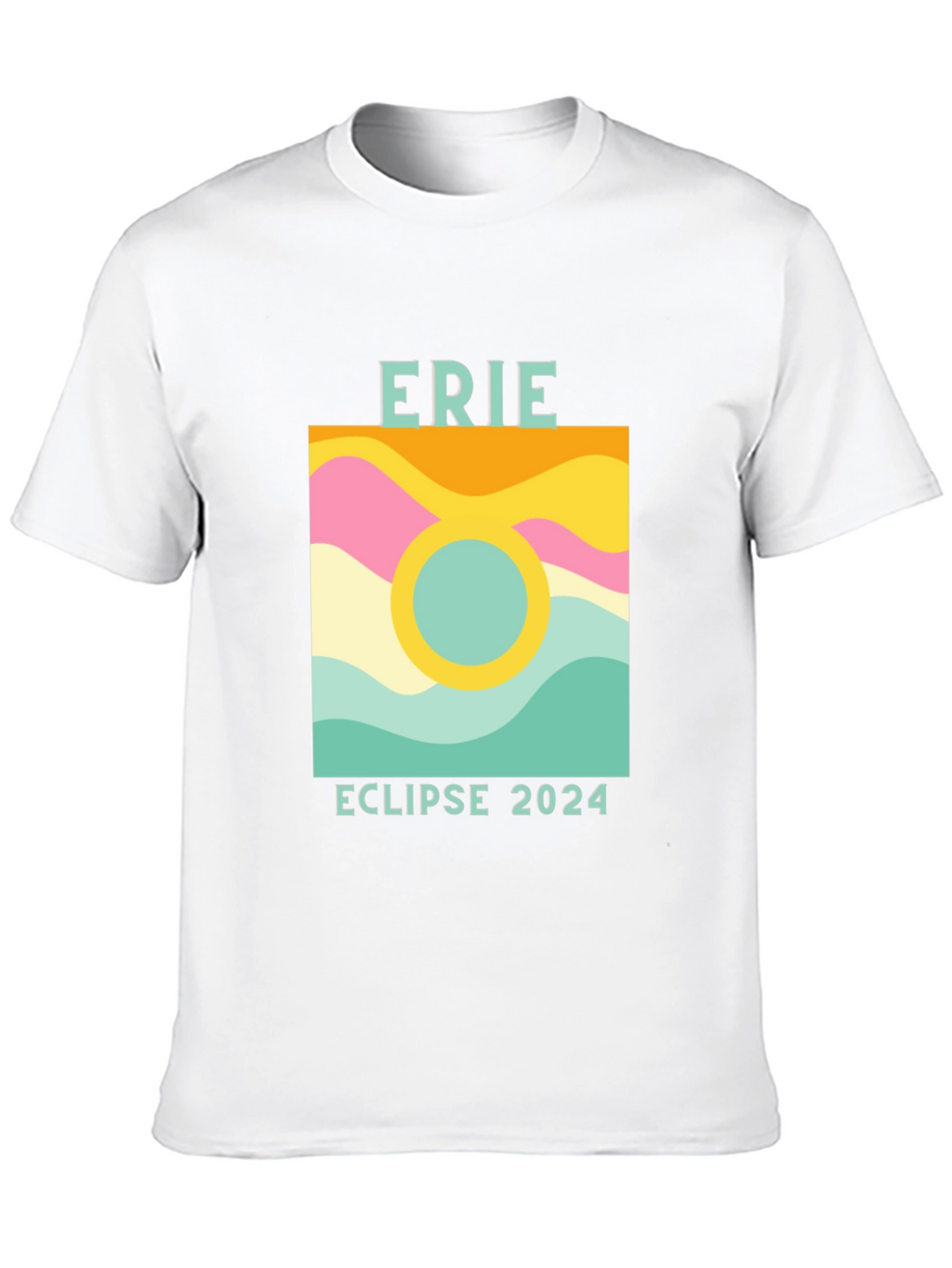 Erie Eclipse 2024 Graphic T-Shirt