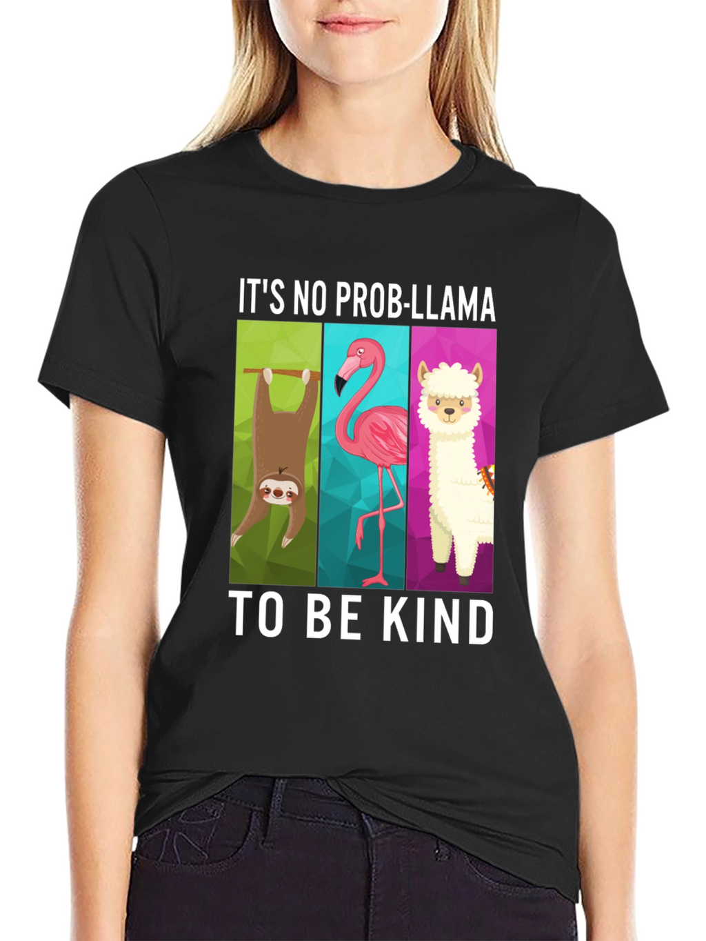 Its No Prob-Llama Graphic T-Shirt