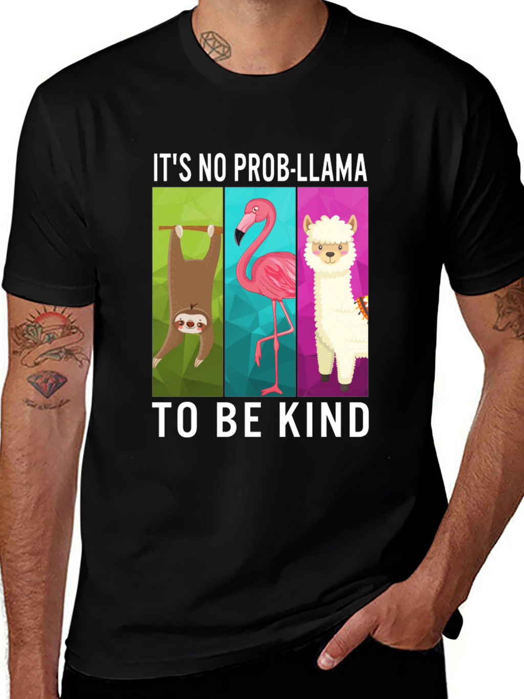 Its No Prob-Llama Graphic T-Shirt