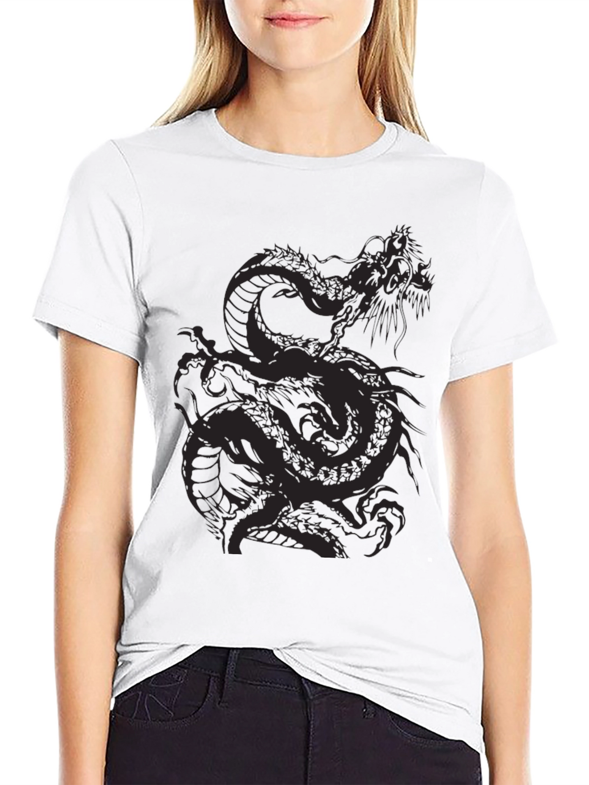 Dragon Graphic Black T-Shirt