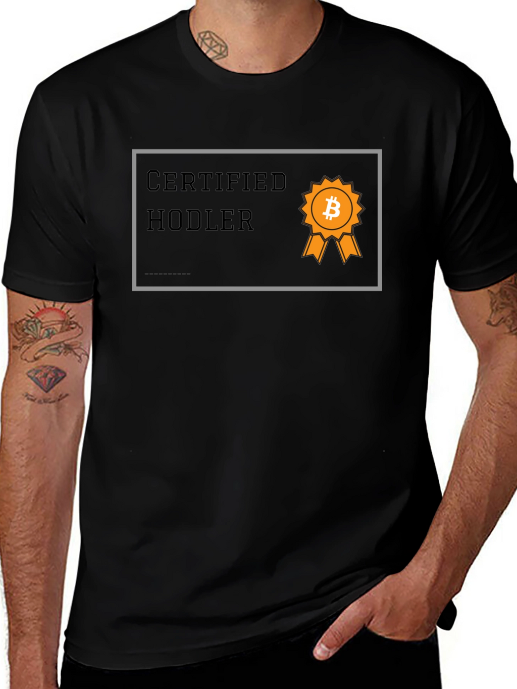 Certified Hodler T-Shirt - Crypto Bitcoin Design