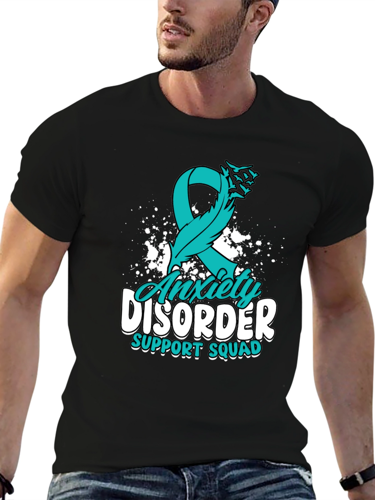 Anxiety Disorder Support Squad Awareness Tee