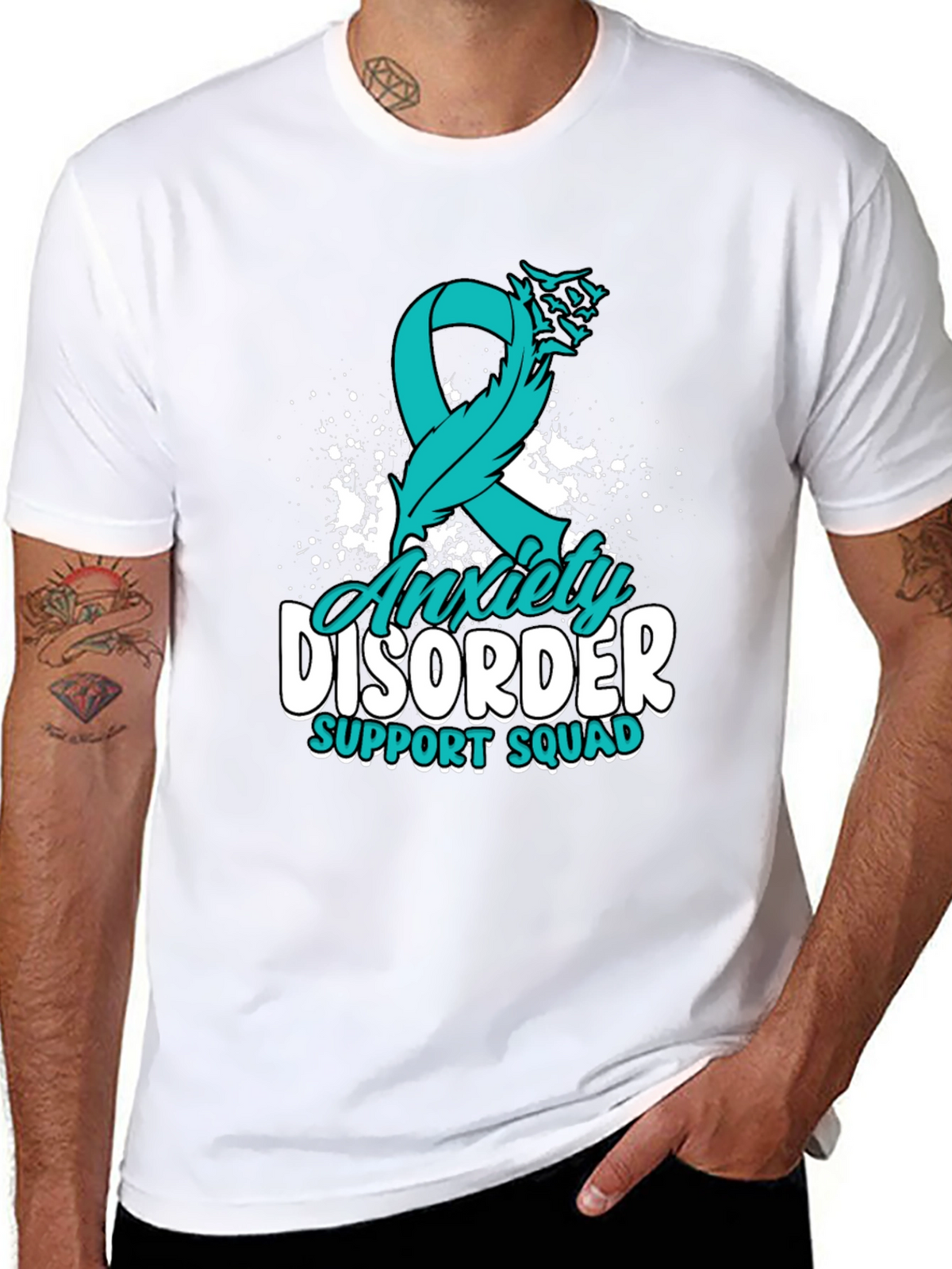 Anxiety Disorder Support Squad Awareness Tee