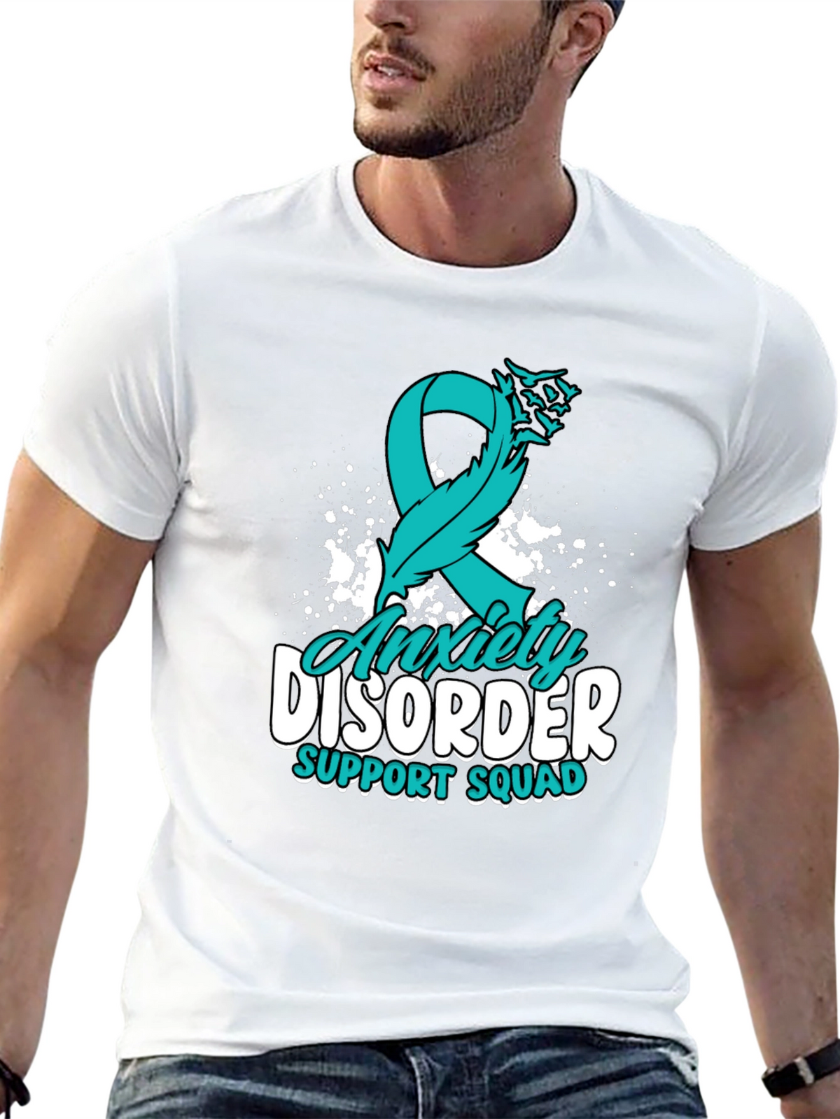 Anxiety Disorder Support Squad Awareness Tee