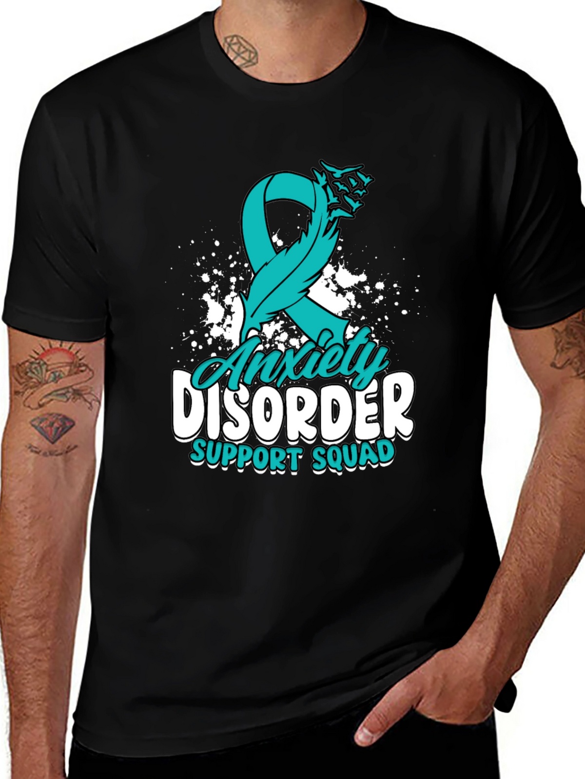 Anxiety Disorder Support Squad Awareness Tee