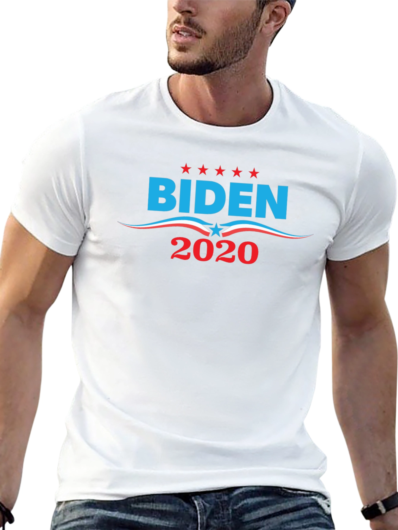 Biden 2020 Graphic Print Black T-Shirt