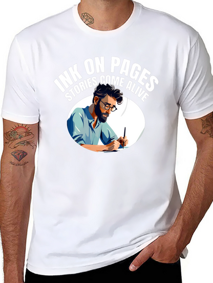 Ink On Pages T-Shirt - Stories Come Alive!