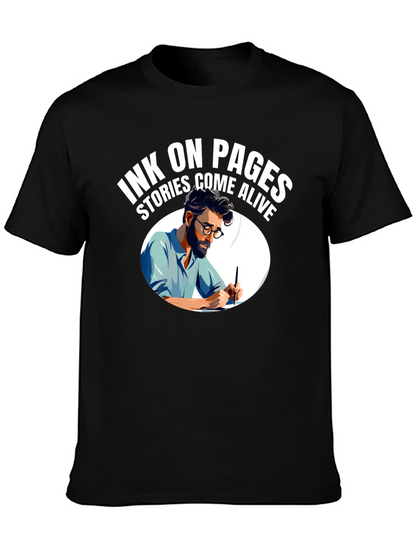 Ink On Pages T-Shirt - Stories Come Alive!