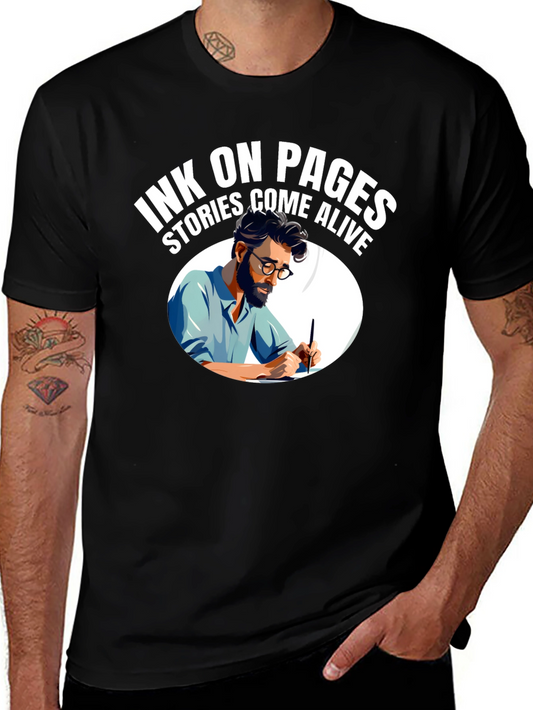Ink On Pages T-Shirt - Stories Come Alive!