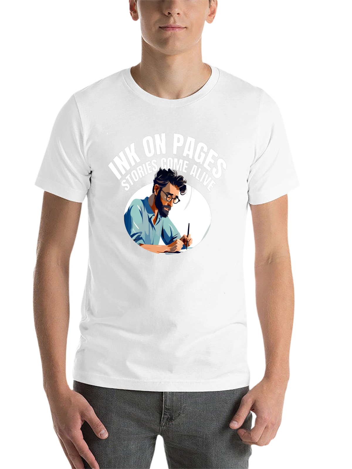 Ink On Pages T-Shirt - Stories Come Alive!