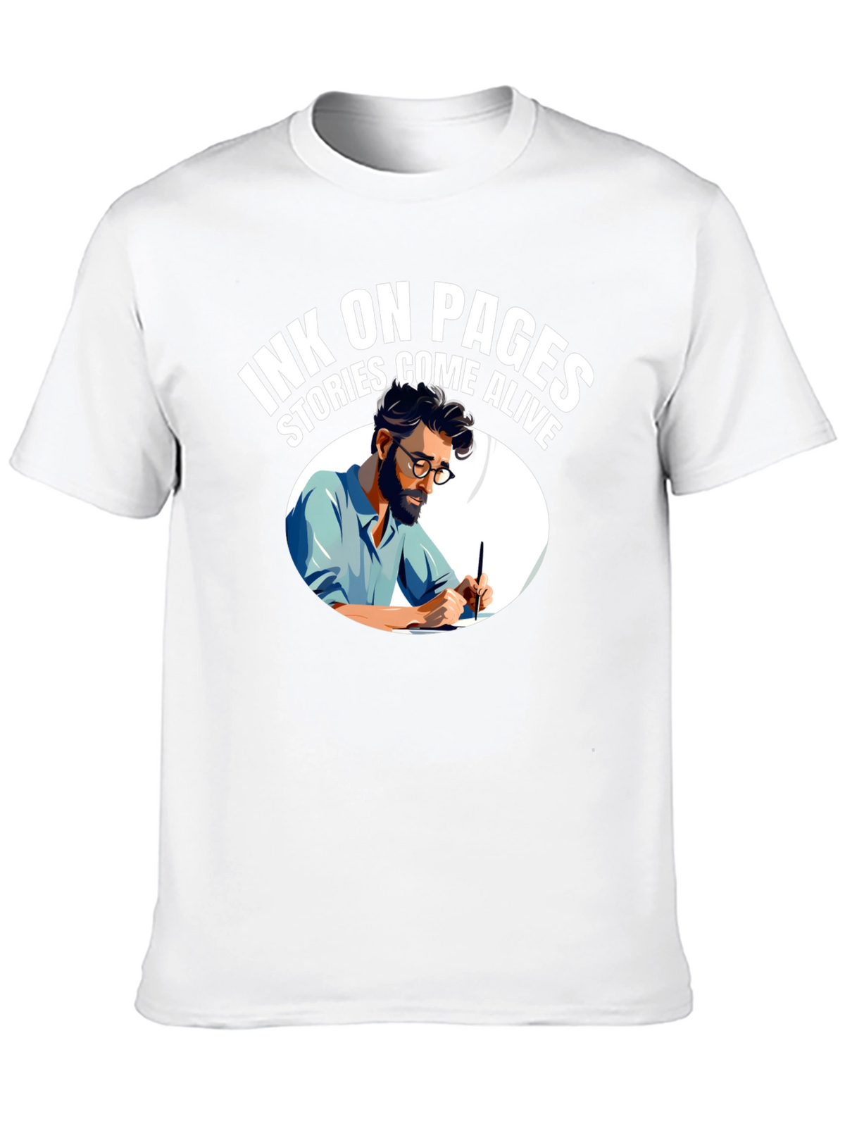 Ink On Pages T-Shirt - Stories Come Alive!