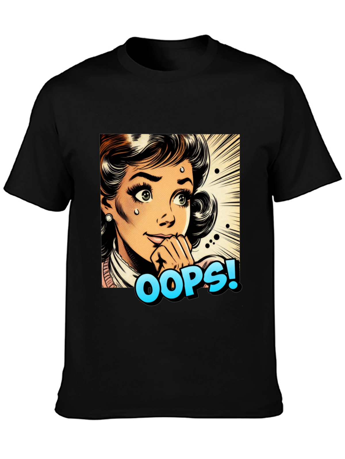 Retro Oops! Pop Art Graphic Tee