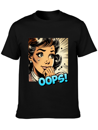 Retro Oops! Pop Art Graphic Tee