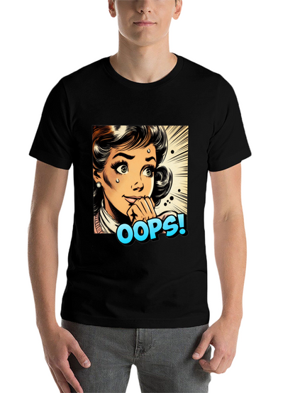Retro Oops! Pop Art Graphic Tee