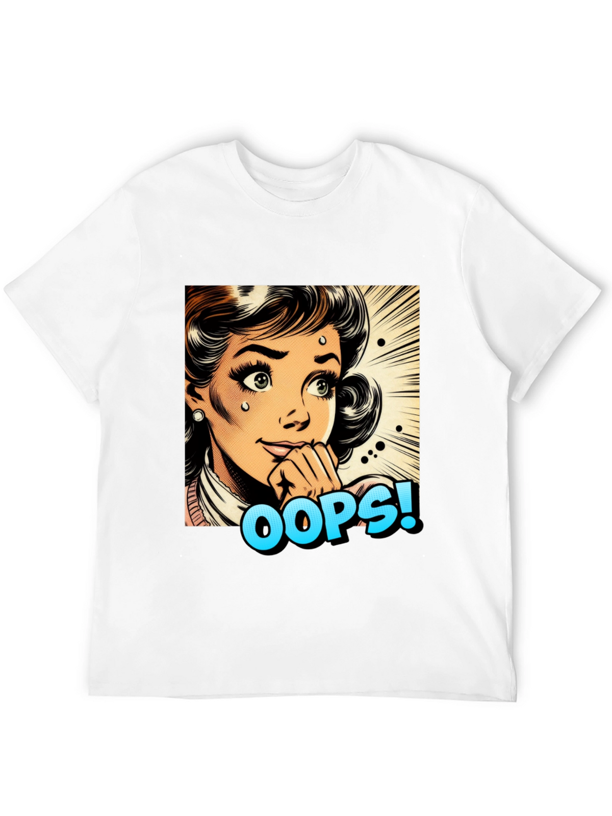 Retro Oops! Pop Art Graphic Tee