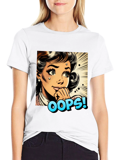 Retro Oops! Pop Art Graphic Tee