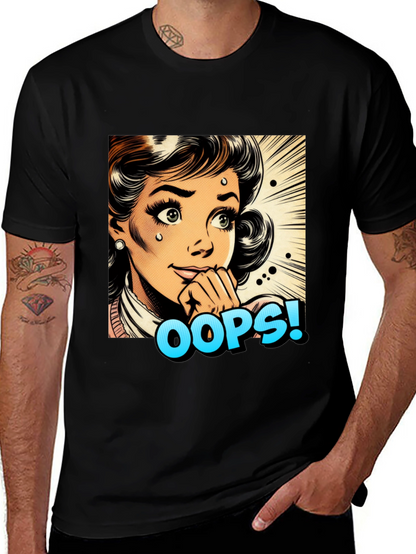 Retro Oops! Pop Art Graphic Tee