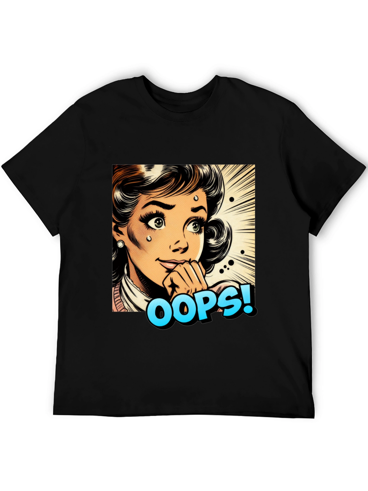 Retro Oops! Pop Art Graphic Tee