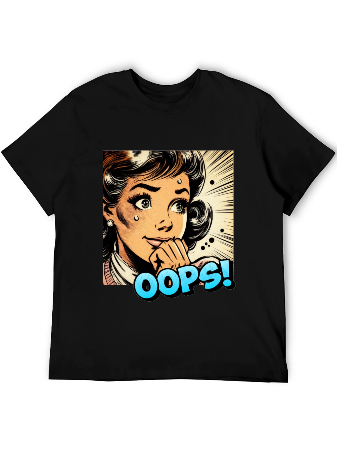 Retro Oops! Pop Art Graphic Tee