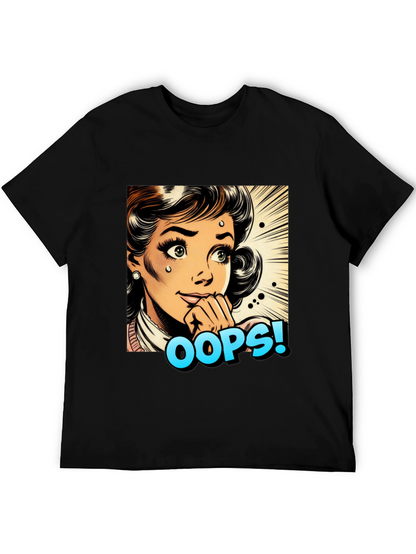 Retro Oops! Pop Art Graphic Tee