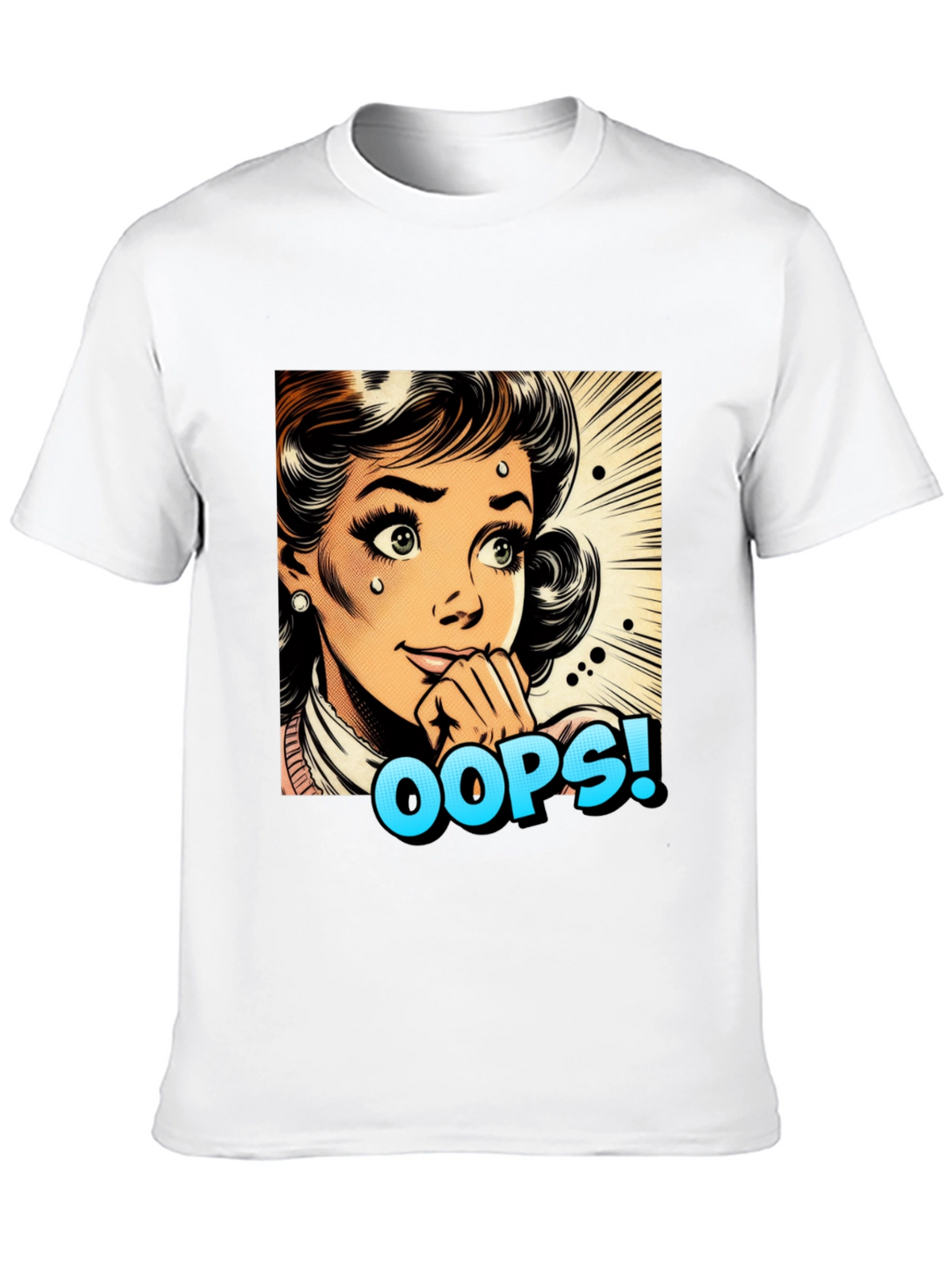 Retro Oops! Pop Art Graphic Tee