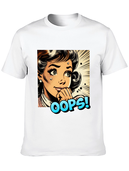 Retro Oops! Pop Art Graphic Tee