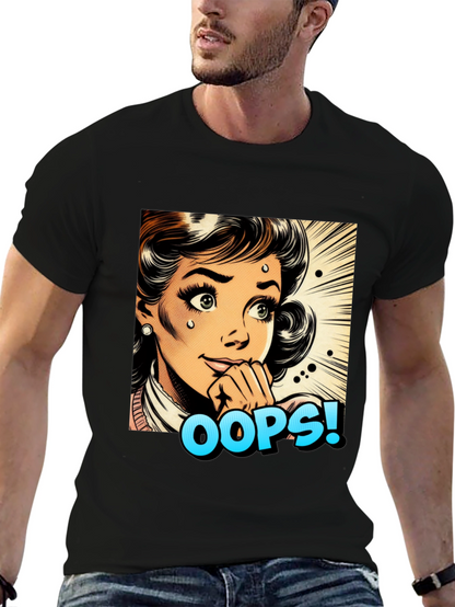 Retro Oops! Pop Art Graphic Tee