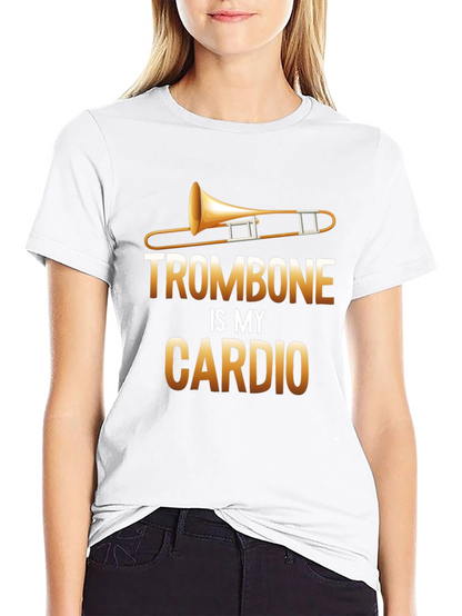 Trombone is My Cardio Black T-Shirt