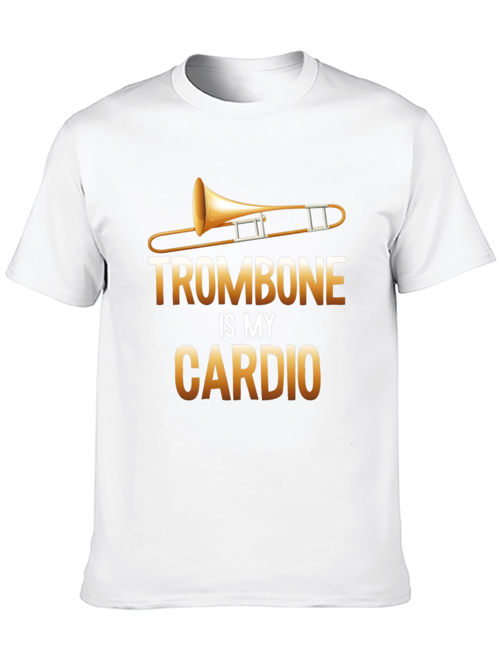 Trombone is My Cardio Black T-Shirt