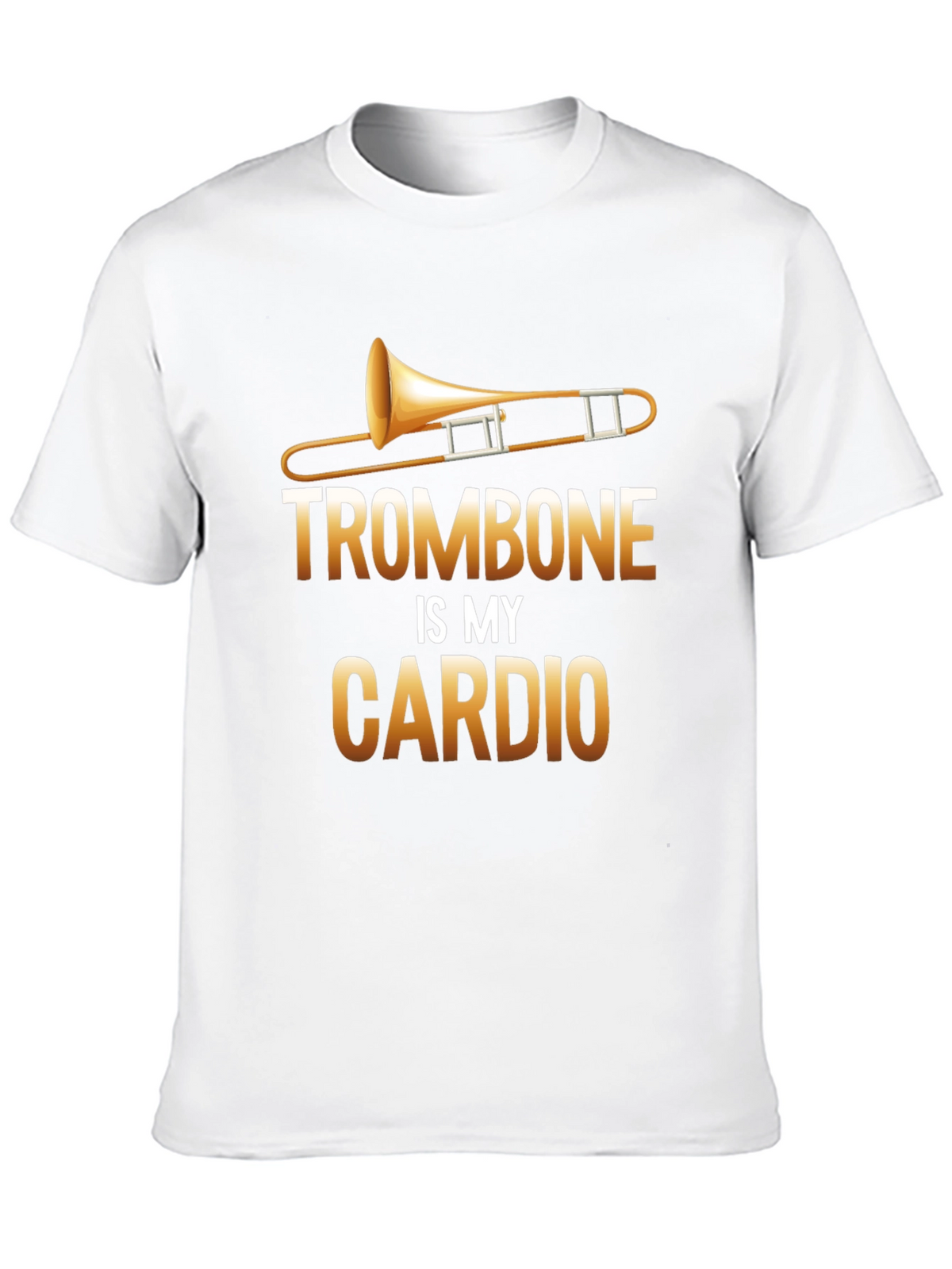 Trombone is My Cardio Black T-Shirt