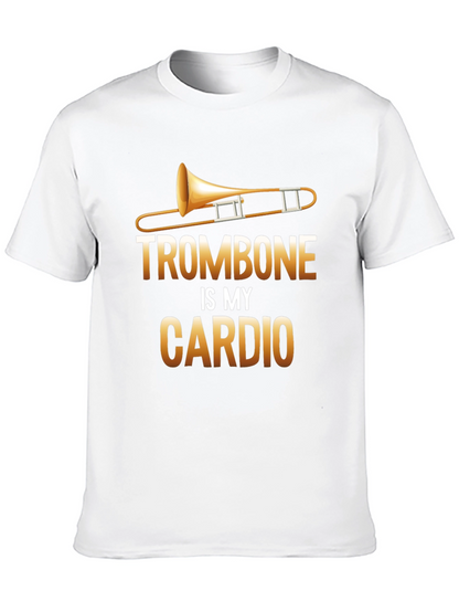 Trombone is My Cardio Black T-Shirt