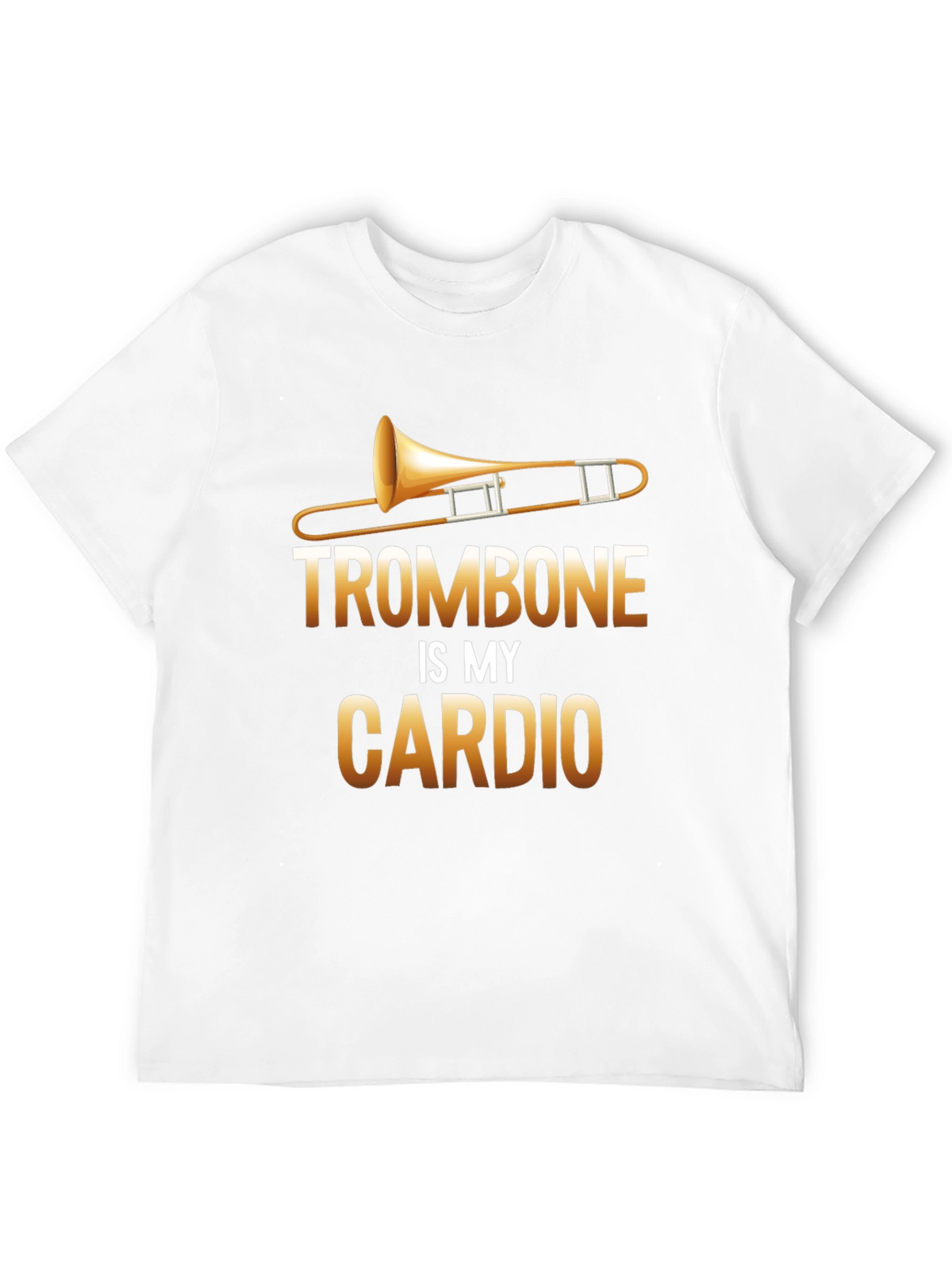 Trombone is My Cardio Black T-Shirt