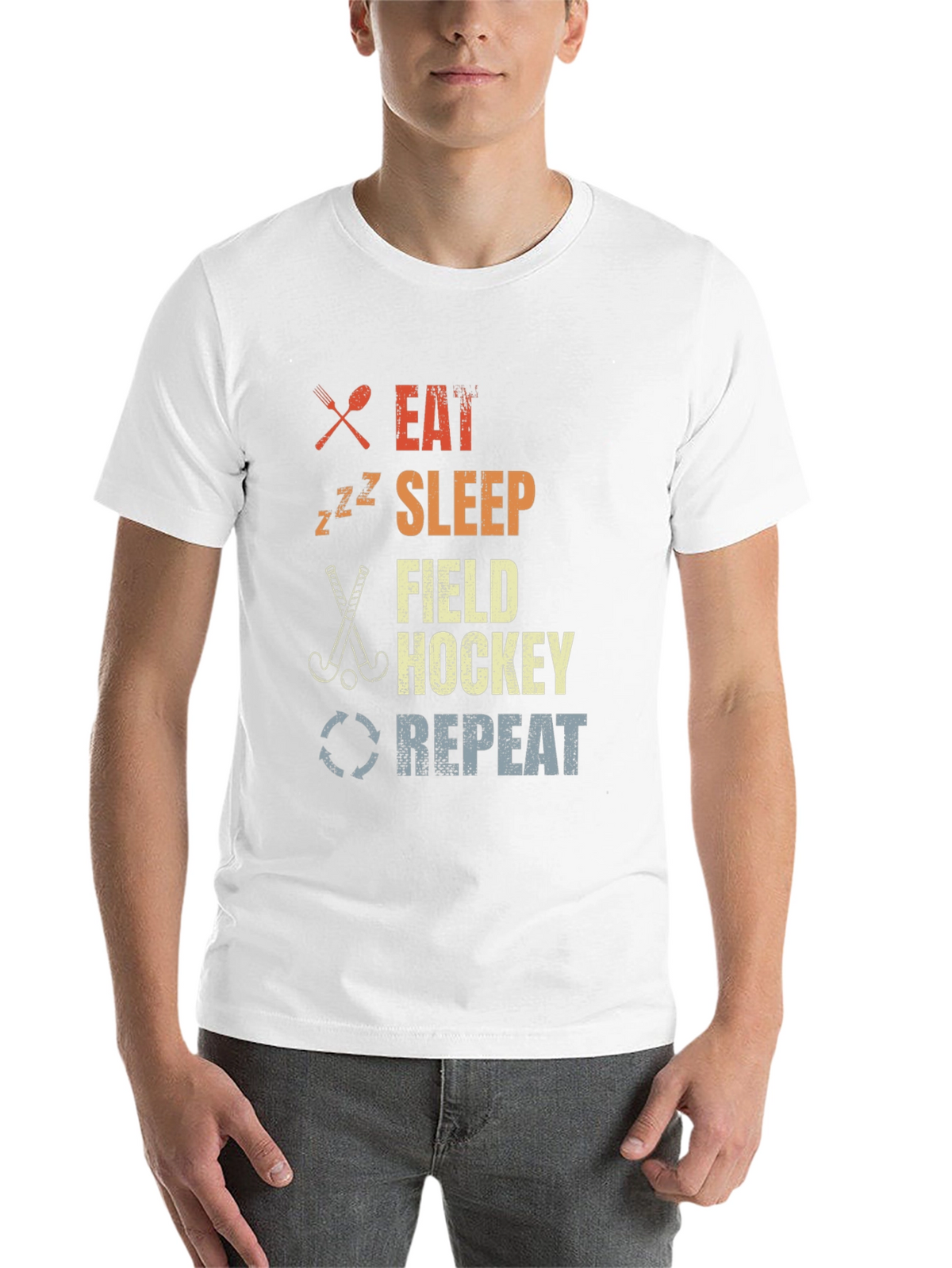 Eat Sleep Field Hockey Repeat T-Shirt
