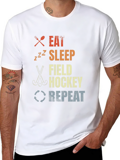 Eat Sleep Field Hockey Repeat T-Shirt