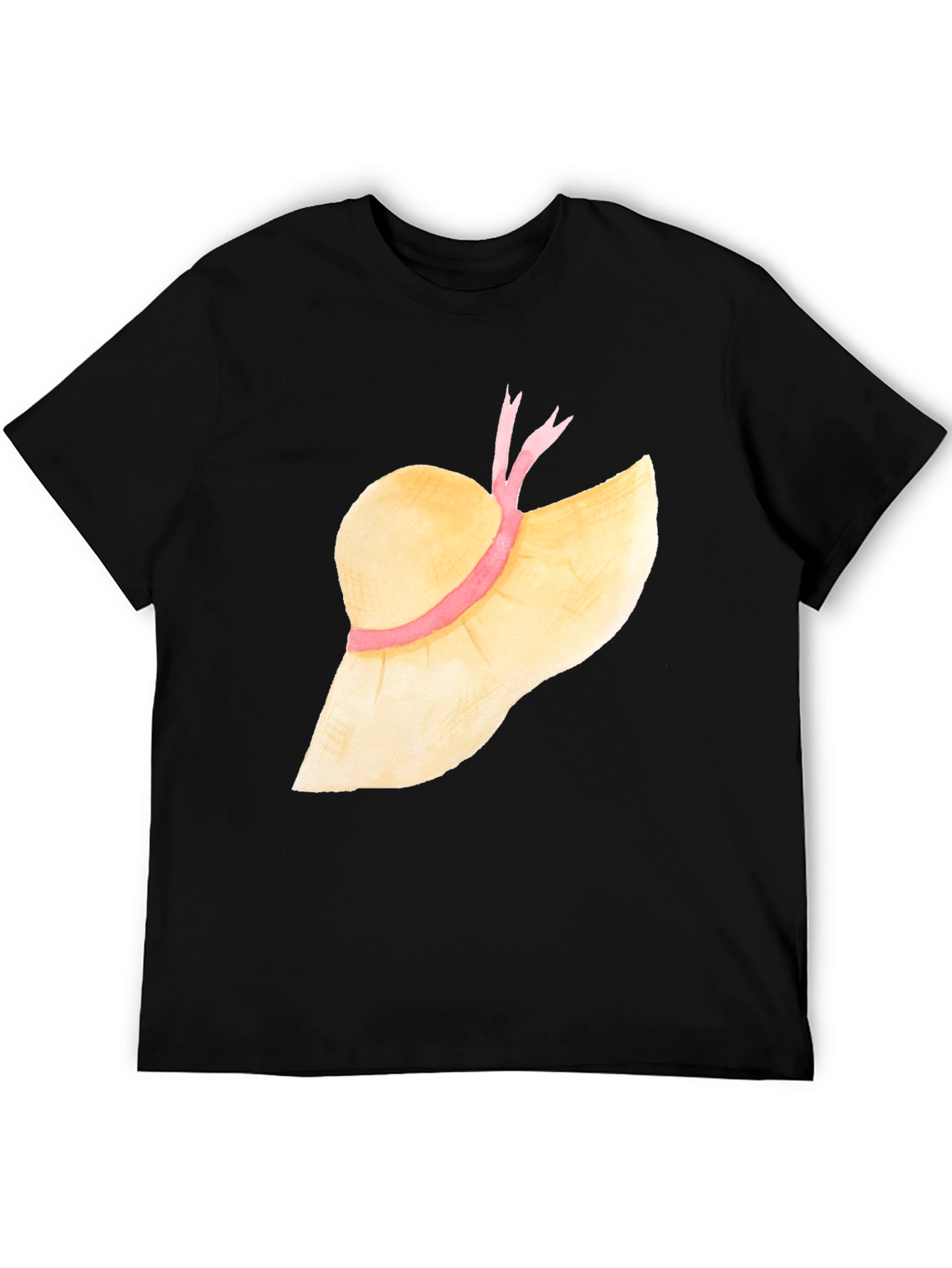 Sun Hat Graphic Tee - Stylish Summer T-Shirt