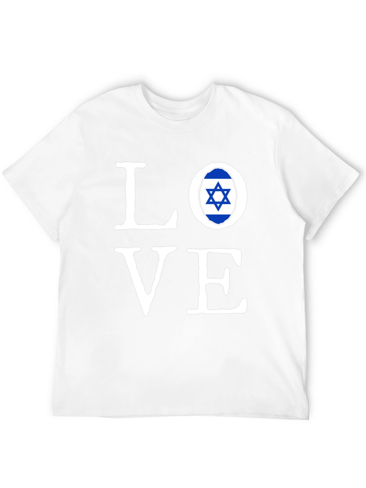 Love Israel Flag T-Shirt - Stylish Graphic Tee