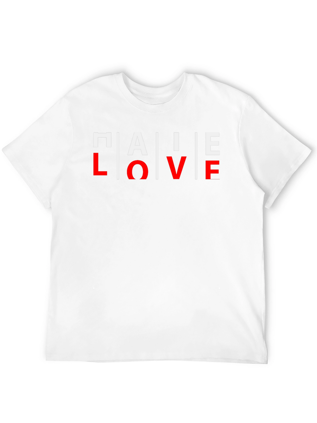 PALE LOVE Graphic Print Mens Black T-Shirt