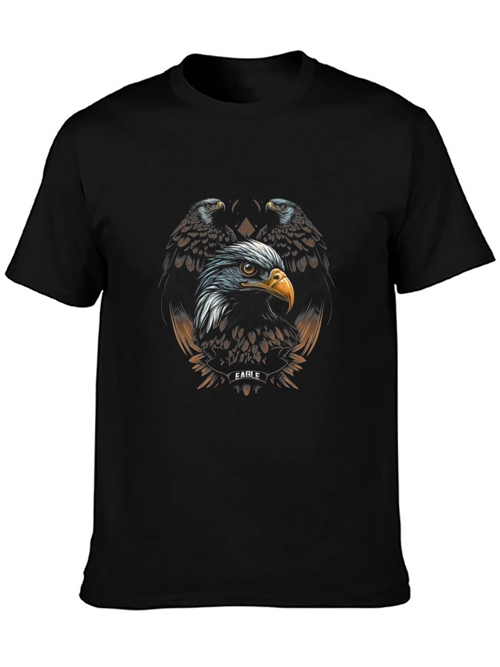 Eagle Graphic Print T-Shirt - Premium Cotton Blend