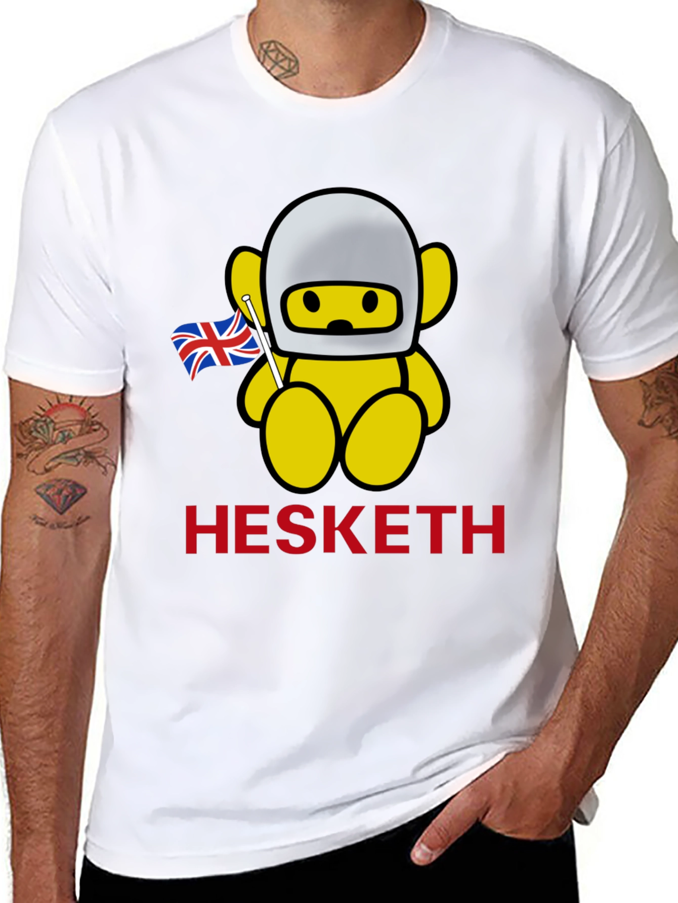 Hesketh Racing Bear T-Shirt - British Racing Heritage
