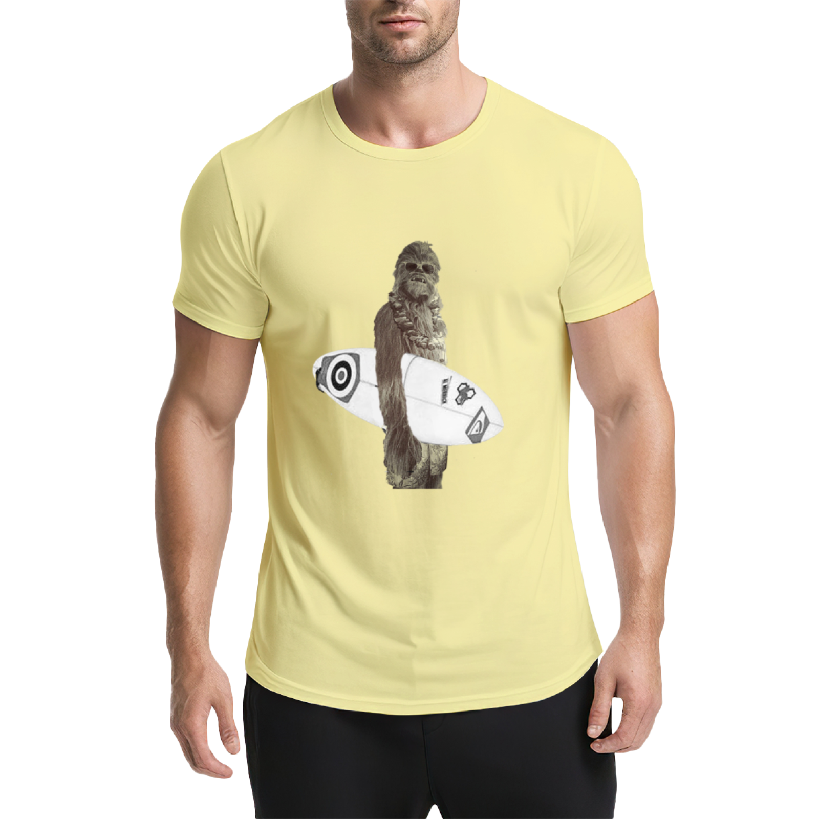 Chewbacca Surfer Funny Star Wars T-Shirt